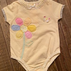 3/6 Month Boutique Seersucker Onesie